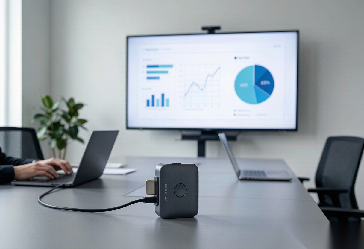 ZST-Y10 Wireless HDMI Extender in meeting room