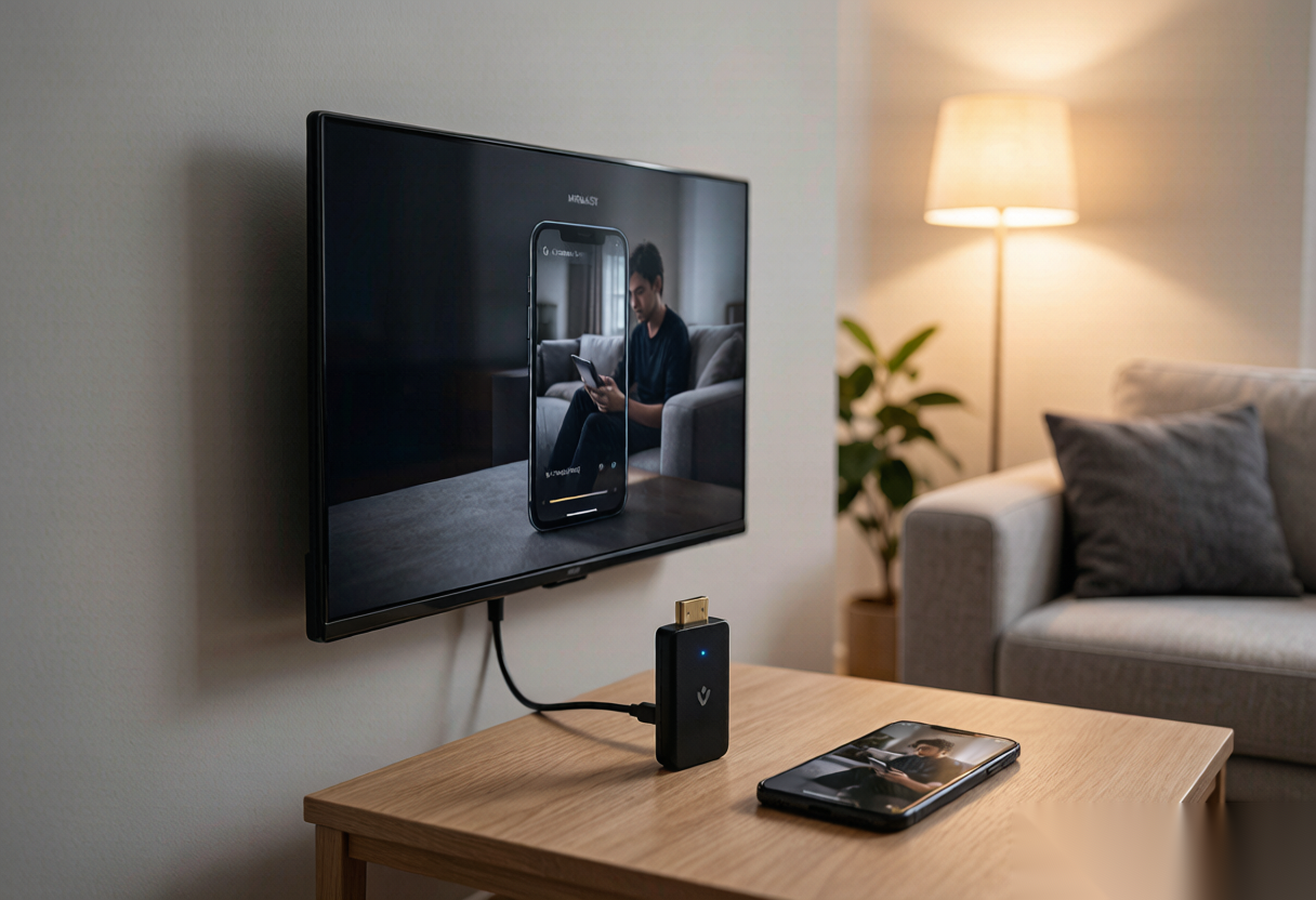 ZST-YX9 Wireless TV Dongle living room